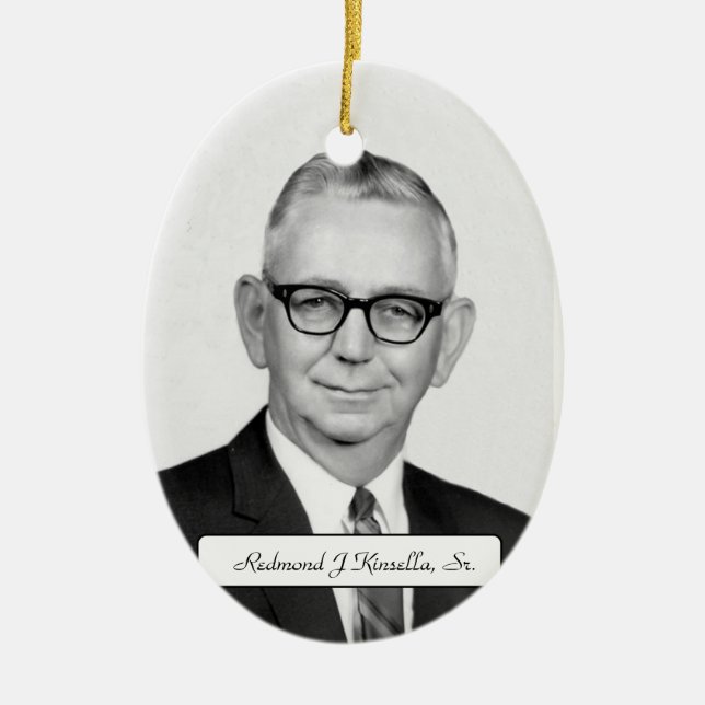 Familiegeneaology-Verzierung Keramikornament (Vorne)