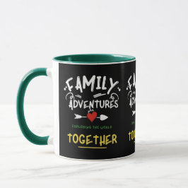 Familien-Abenteuer-Reisen Gemeinsam Erkunden Tasse