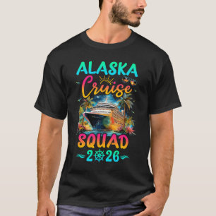 Familien-Alaska-Kreuzfahrt-Truppe 2026 Sommerferie T-Shirt