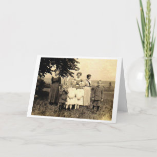 Familien-Ansammlung Karte