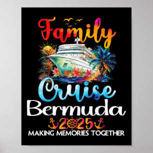 Familien-Bermuda-Kreuzfahrt-Urlaub Bermuda Familie Poster