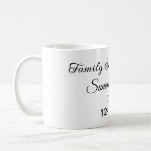 Familien-Camping-Urlaub benutzerdefiniert Name Dat Kaffeetasse