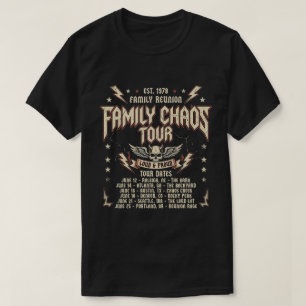 Familien-Chaos-Tour Lustiger Familientreffen-Ausfl T-Shirt