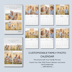 Familien Erinnerungen 2026 Foto-Kalender Für imm Kalender