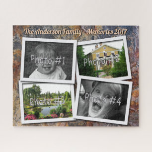Familien-Erinnerungen 4 kundenspezifische Fotos x
