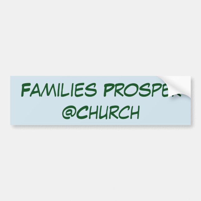 Familien erweitern sich @Church Aufkleber Autoaufkleber (Vorne)
