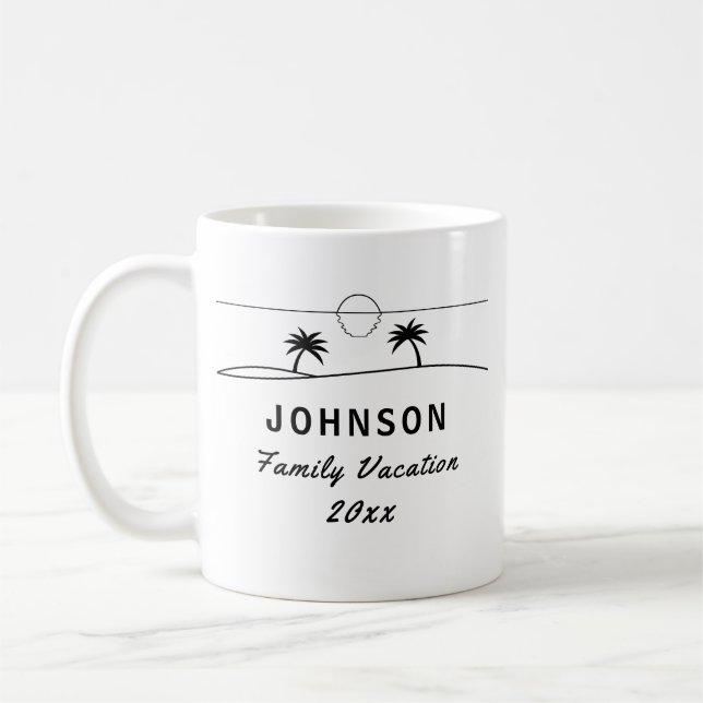 Familien-Ferien Kaffeetasse (Links)