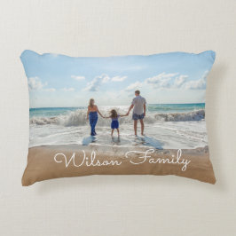 Familien-Foto Zierkissen