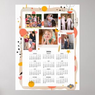 Familien-Fotokalender 2026 Poster 18x24
