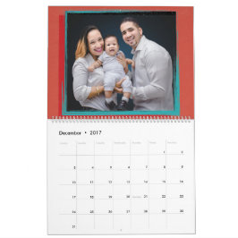 Familien-Fotos stellen Ihren eigenen Foto-Kalender Kalender