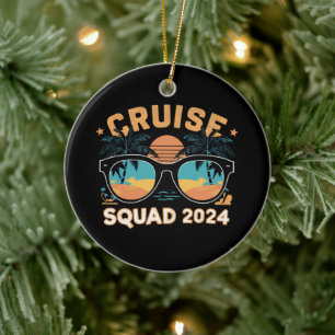 Familien Freunde Urlaub Kreuzfahrtschiff Reise 202 Keramik Ornament