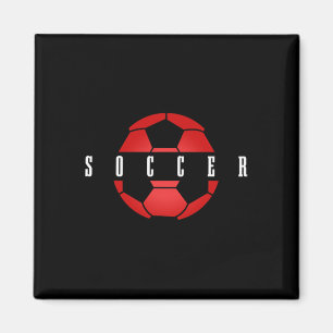 Familien-Fußballtor-Glück-Grafik - Team-Einheit Magnet