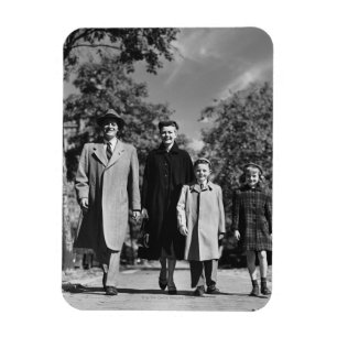 Familien-Gehen Magnet
