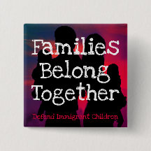 Familien gehören zusammen Knopf-Button