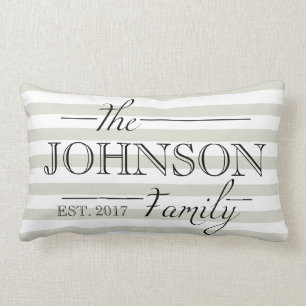 Familien-Geschenk-personalisierte Lendenkissen