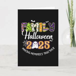 Familien-Halloween 2025 Gemeinsame Erinnerungen Cr Karte