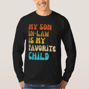 Familien Humor Groovy Mein Schwiegersohn Ist Mein T-Shirt