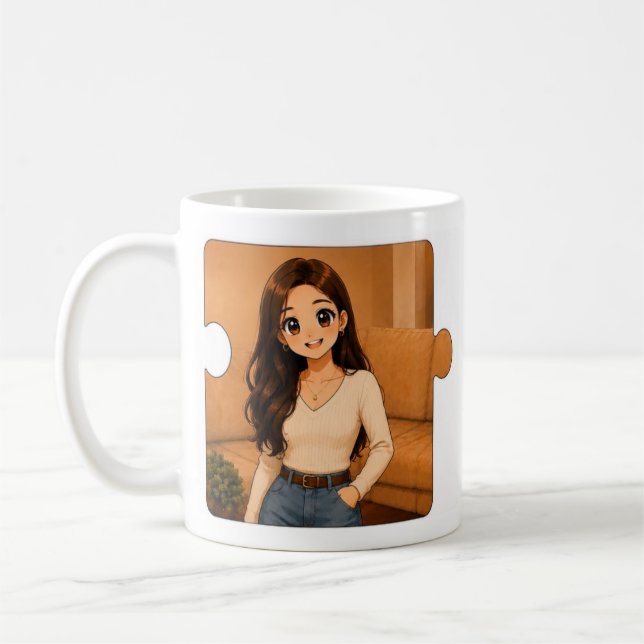 Familien-Kaffeetasse Editierbar Kaffeetasse (Links)