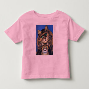 Familien-Katzen-Porträt durch Louis Wain Kleinkind T-shirt