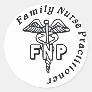 FAMILIEN-KRANKENSCHWESTER-PRAKTIKER DES RUNDER AUFKLEBER