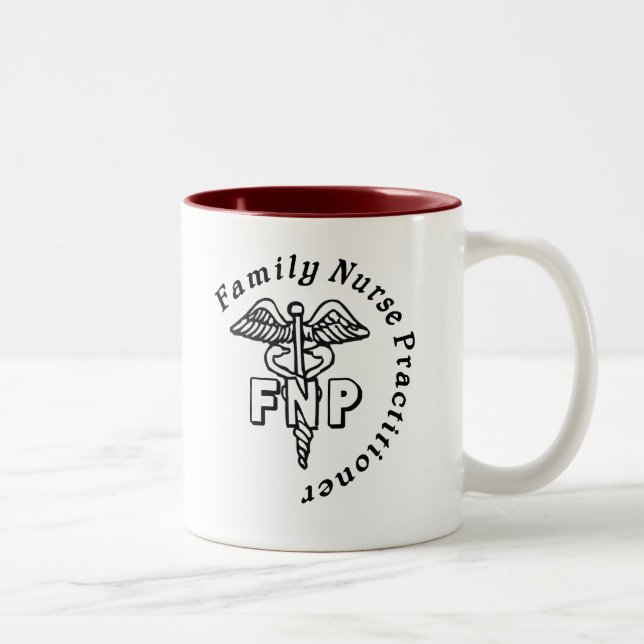 FAMILIEN-KRANKENSCHWESTER-PRAKTIKER DES ZWEIFARBIGE TASSE (Rechts)