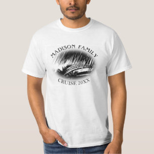 Familien-Kreuzfahrt-Schiff-Urlaub Personalisierter T-Shirt