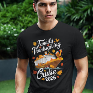 Familien-Kreuzfahrt Thanksgiving-Reise T-Shirt
