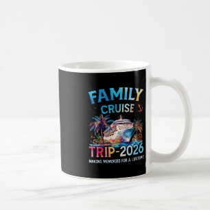Familien-Kreuzfahrt-Trip 2026 Es ist ein lustiger Kaffeetasse