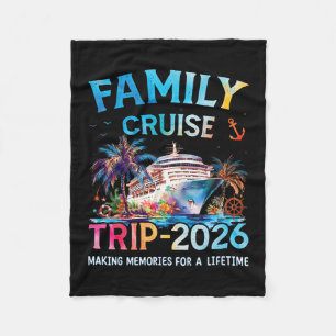 Familien-Kreuzfahrt-Trip 2026 Es Ist Ein Lustiges  Fleecedecke