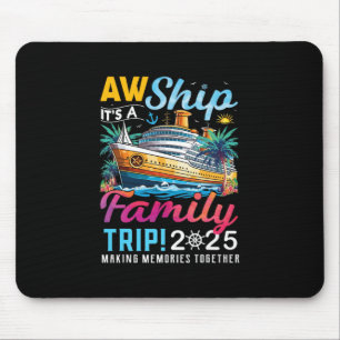 Familien-Kreuzfahrt-Trip Aw Schiff Es Ist Eine Fam Mousepad