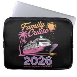 Familien-Kreuzfahrt-Trupp 2026 Urlaub passende Rei Laptopschutzhülle