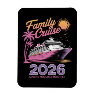 Familien-Kreuzfahrt-Truppe 2026 Urlaub passende Re Magnet