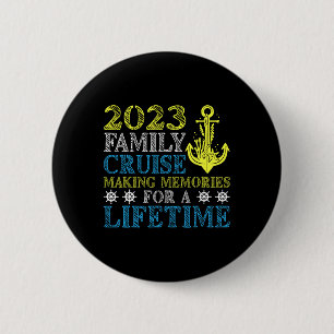 Familien-Kreuzfahrt-Urlaub Lustige Party Reise Sch Button
