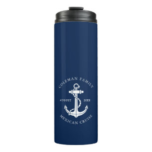 Familien-Kreuzfahrtschiff Seemannsanker Swag Thermosbecher