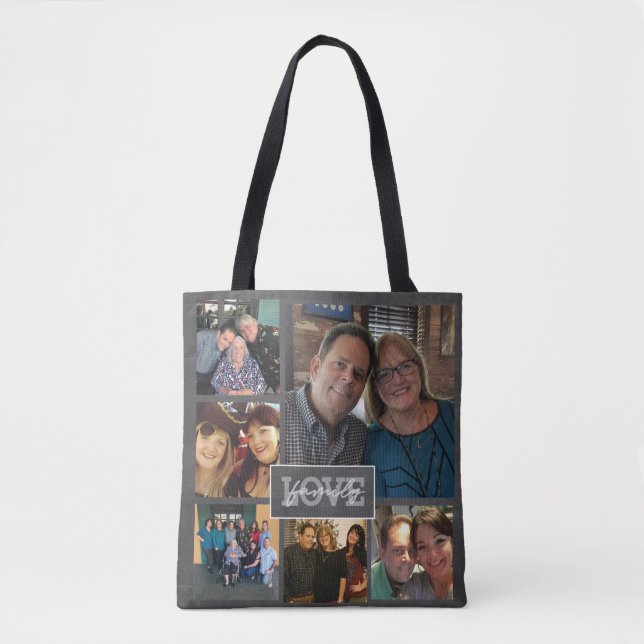 Familien-Liebe-kundenspezifisches Tasche (Vorderseite)