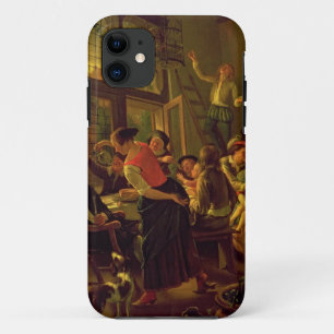 Familien-Mahlzeit (Öl auf Leinwand) iPhone 11 Hülle