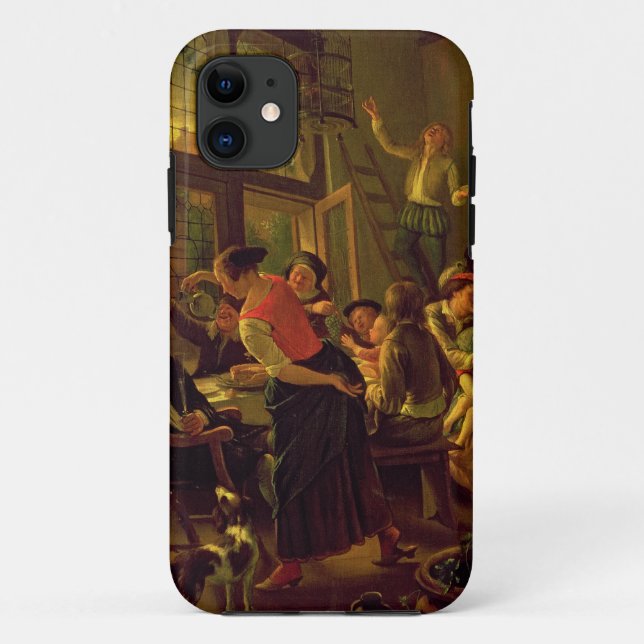 Familien-Mahlzeit (Öl auf Leinwand) Case-Mate iPhone Hülle (Rückseite)