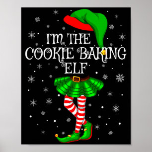 Familien-Matching Frauen Mädchen Der Cookie-Back-E Poster