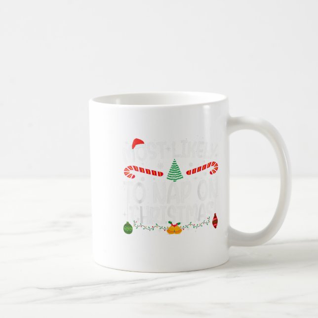 Familien-Matching Weihnachten am ehesten Nickerche Kaffeetasse (Rechts)