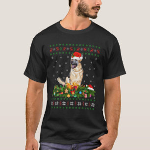 Familien Matching Xmas Lighting Ugly Malinois Hund T-Shirt