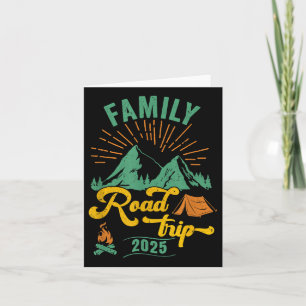 Familien-Roadtrip 2025 Camping-Crew Urlaub Ferien Karte