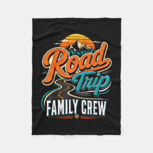 Familien-Roadtrip-Abenteuer-Urlaub Fleecedecke