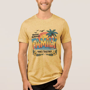 Familien-Schwingungen, die Erinnerungen schaffen Tri-Blend Shirt