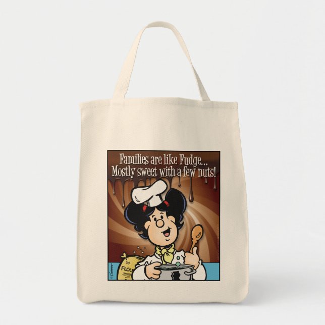 Familien sind wie Fudge Tragetasche (Vorne)