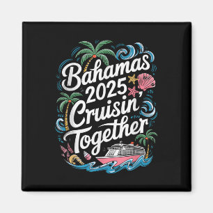 Familien-Sommer-Bahamas-Kreuzfahrt Zusammen 2025 Ü Magnet