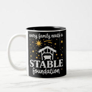 Familien Stabile Stiftung Christlicher Jesus Weihn Zweifarbige Tasse