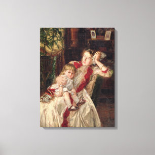 Familien-Streit, 1890 Leinwanddruck
