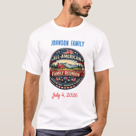 Familien-T-Shirts im amerikanischen Stil T-Shirt
