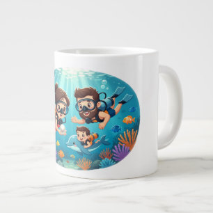 Familien-Tauchabenteuer Jumbo-Tasse