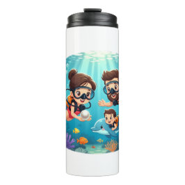 Familien-Tauchabenteuer Thermosbecher